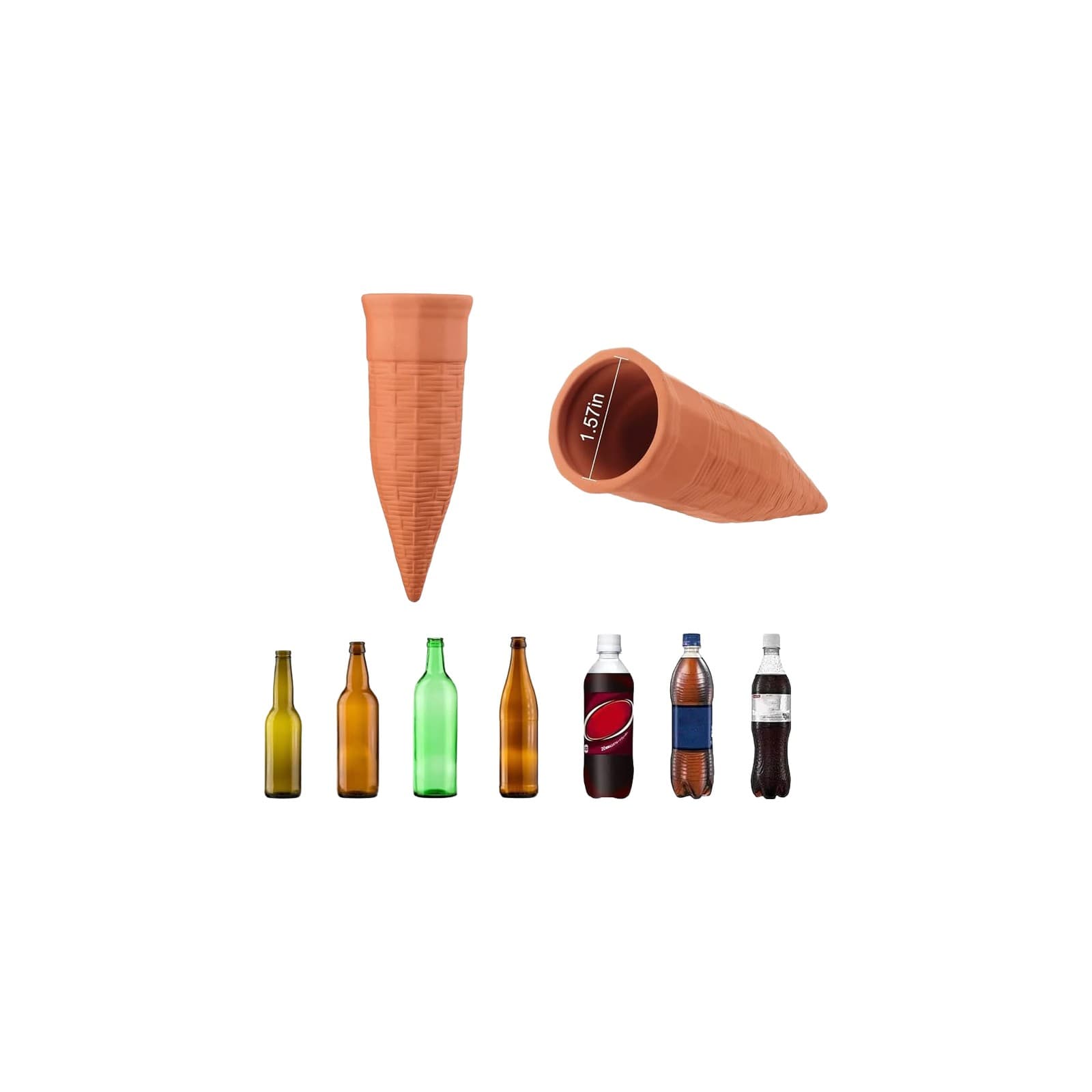 Terracotta Watering Spikes (6-Pack)