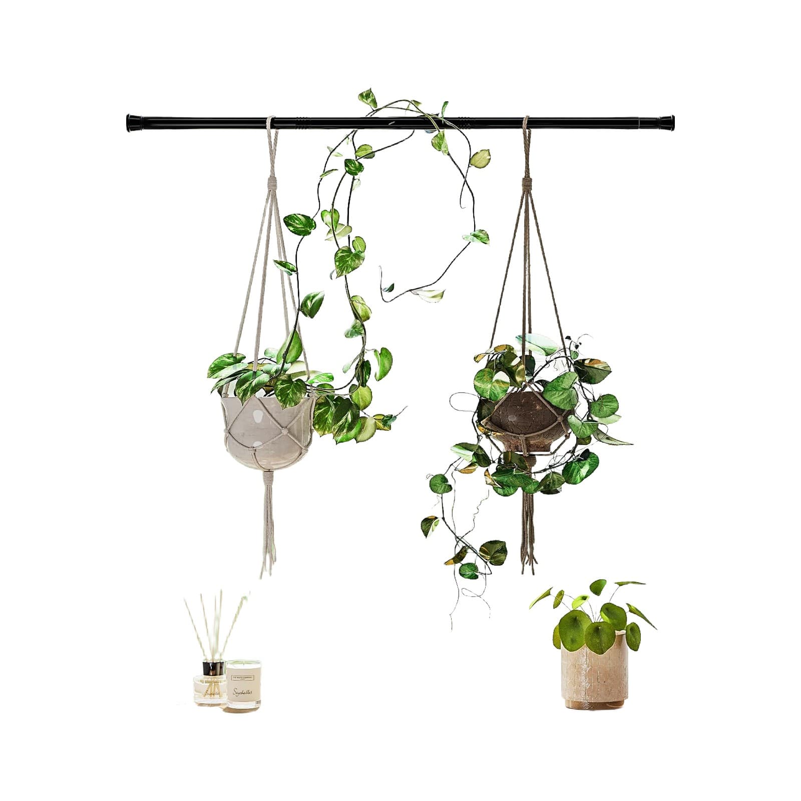 Window Plant Hanging Rod